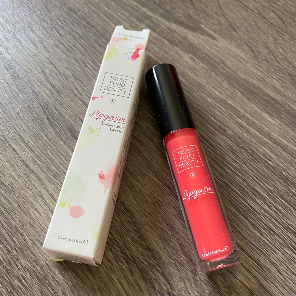 NWT Trust Fund Beauty Lipgasm Lip Gloss Unprofessional